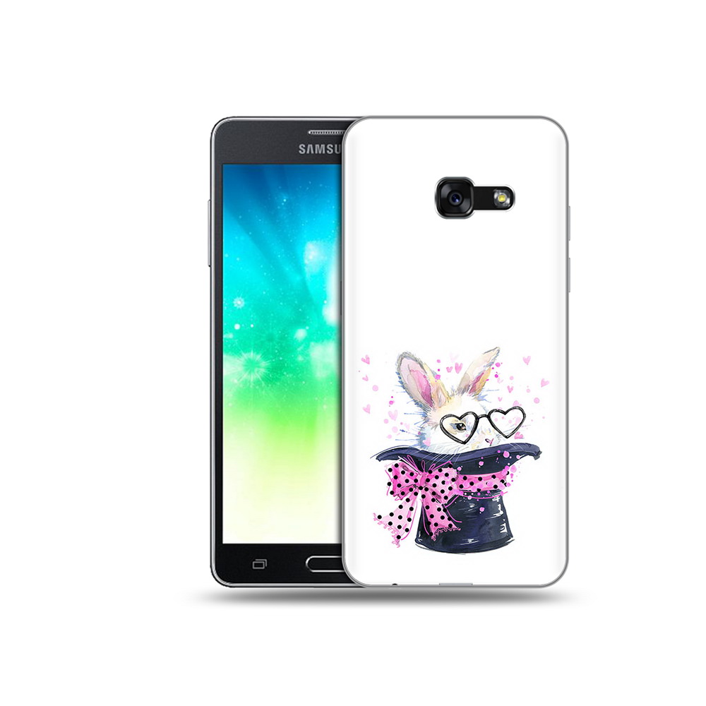 Чехол MyPads Tocco для Samsung Galaxy A3 (2017) кролик в шляпе (PT51197.565.418)