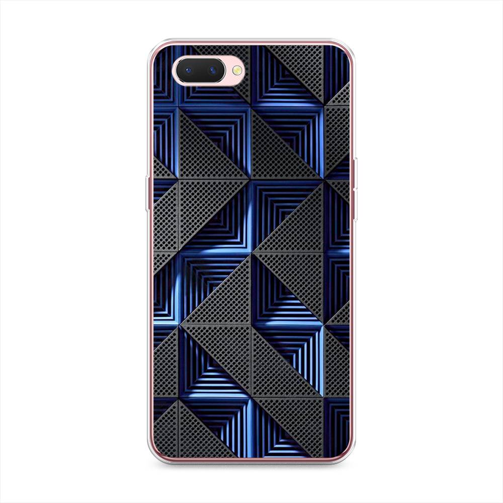 

Чехол на Oppo A3s "IBM", Серый;синий, 252050-3
