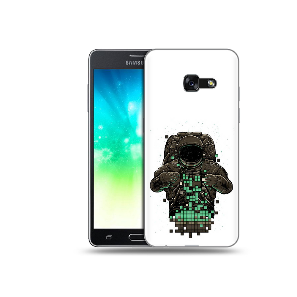 

Чехол MyPads Tocco для Samsung Galaxy A3 (2017) космонавт с пикселями (PT51197.565.394), Прозрачный, Tocco