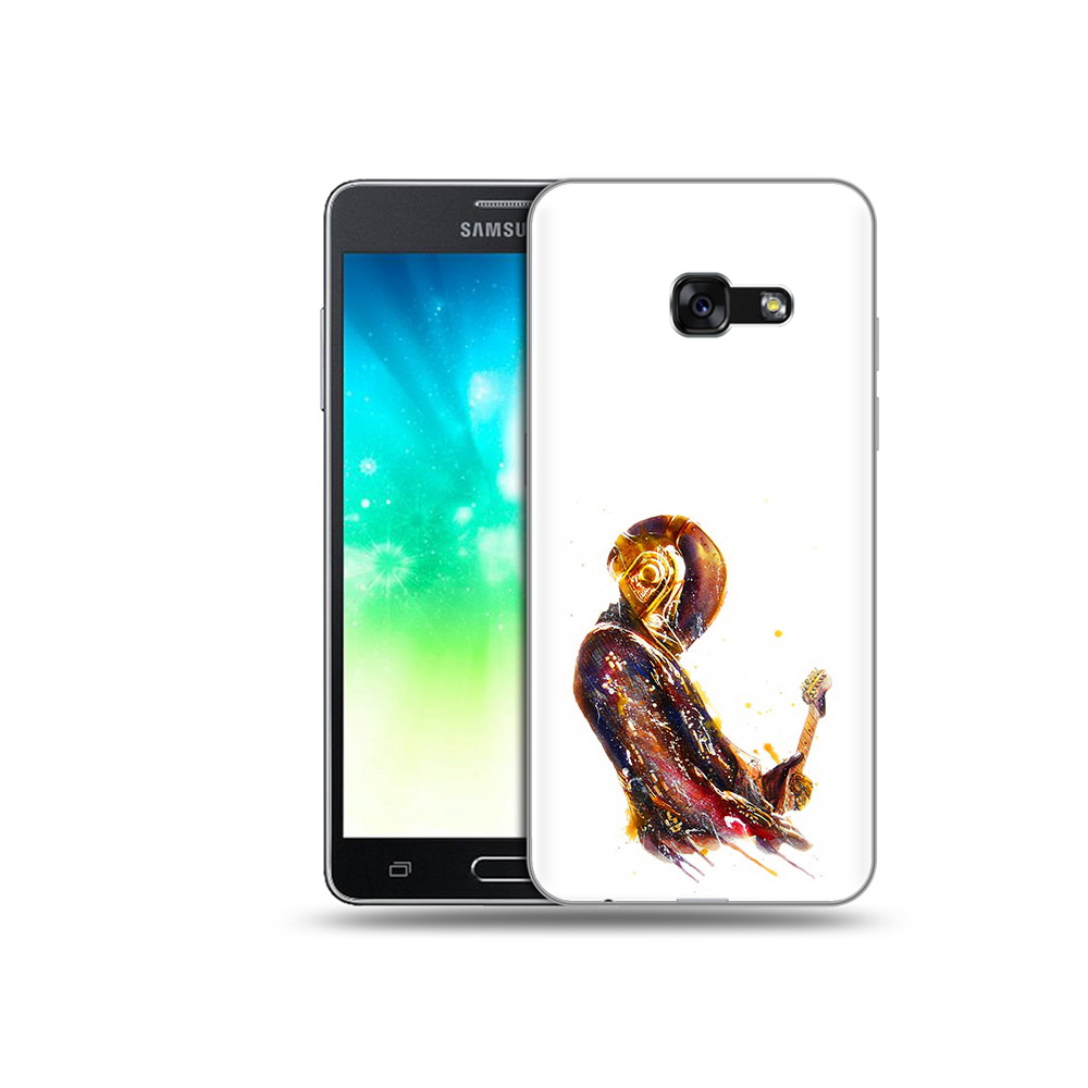 Чехол MyPads Tocco для Samsung Galaxy A3 (2017) космо-музыкант (PT51197.565.393)