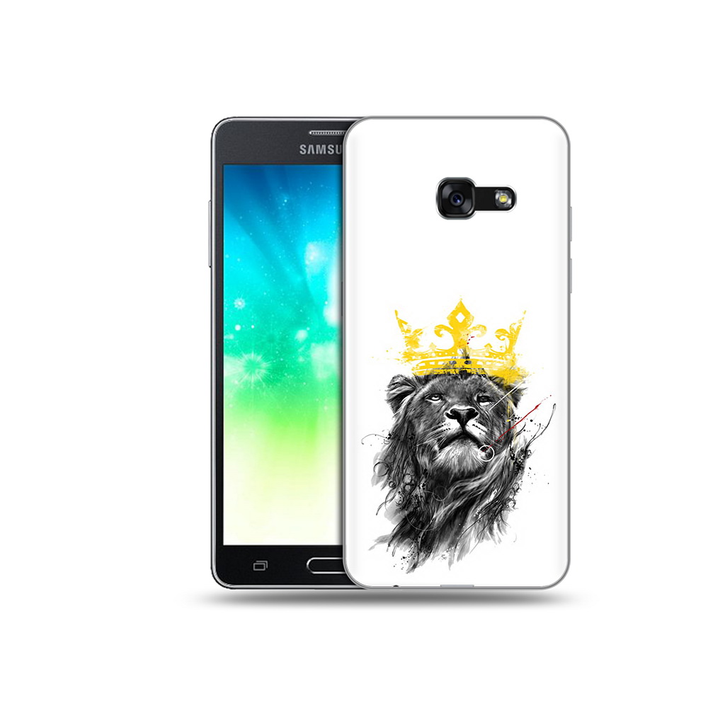 

Чехол MyPads Tocco для Samsung Galaxy A3 (2017) король-лев (PT51197.565.391), Прозрачный, Tocco