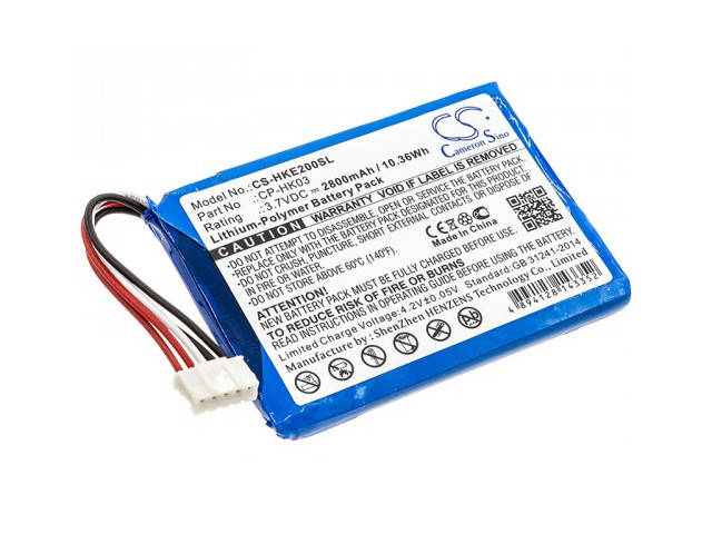 фото Аккумулятор cameron sino для harman/kardon esquire 2 3.7v 2800mah 10.36wh 084760 cameronsino