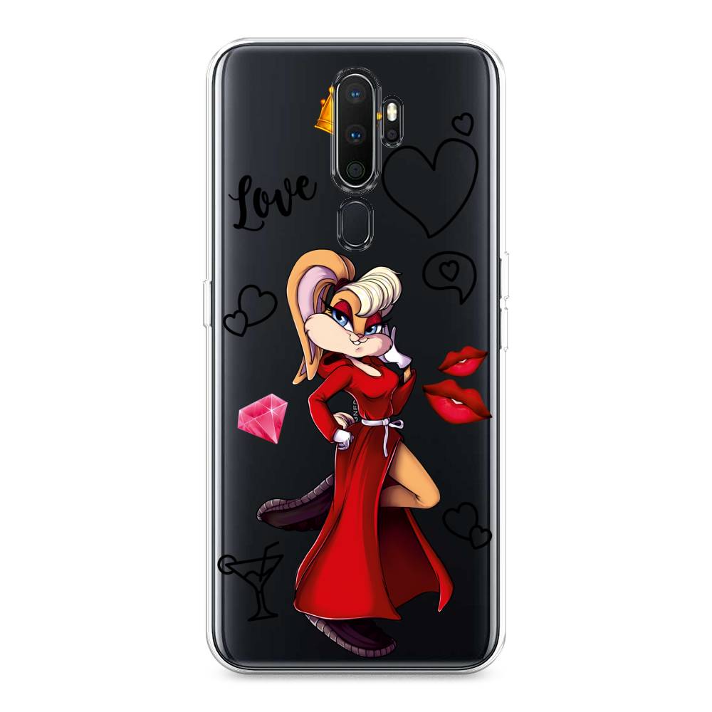 

Чехол на Oppo A5 "Rich Lola Bunny", Красный;бежевый;оранжевый, 251950-6