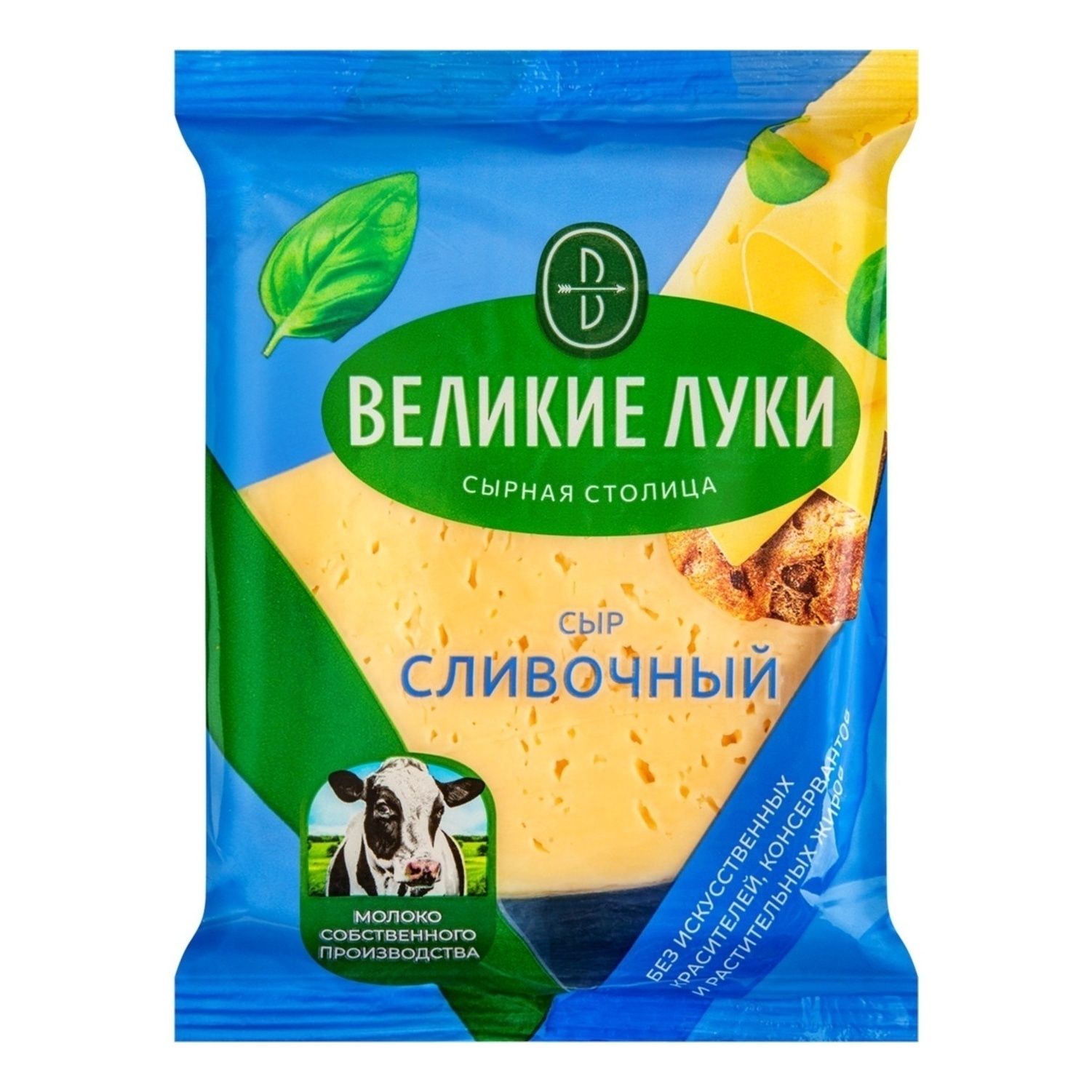

Сыр полутвердый Великие Луки Сливочный 50% БМЗЖ 180 г