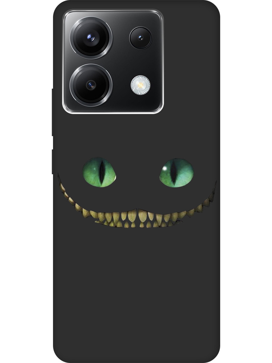 

Чехол на Xiaomi Redmi Note 13 Pro 5G / Poco X6 5G "Cheshire Cat" Soft Touch черный, Черный;зеленый, 20012105