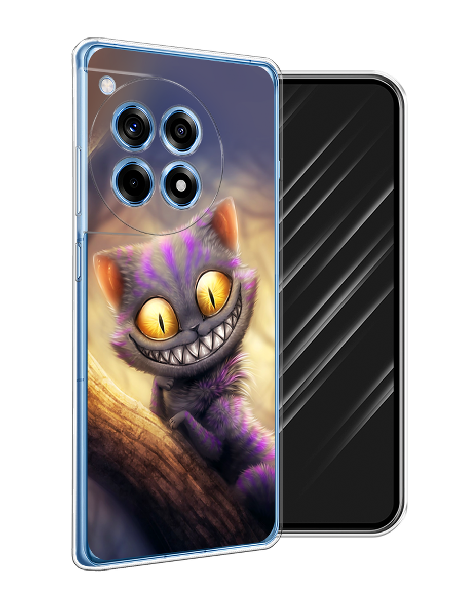 

Чехол Awog на OnePlus Ace 3 "Cheshire Cat", Фиолетовый;желтый, 154550-1