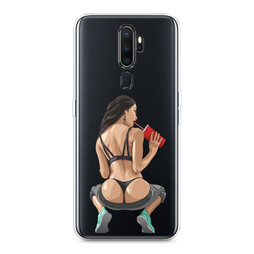 

Чехол на Oppo A5 "Сочные булочки", Бежевый;красный;черный, 251950-6