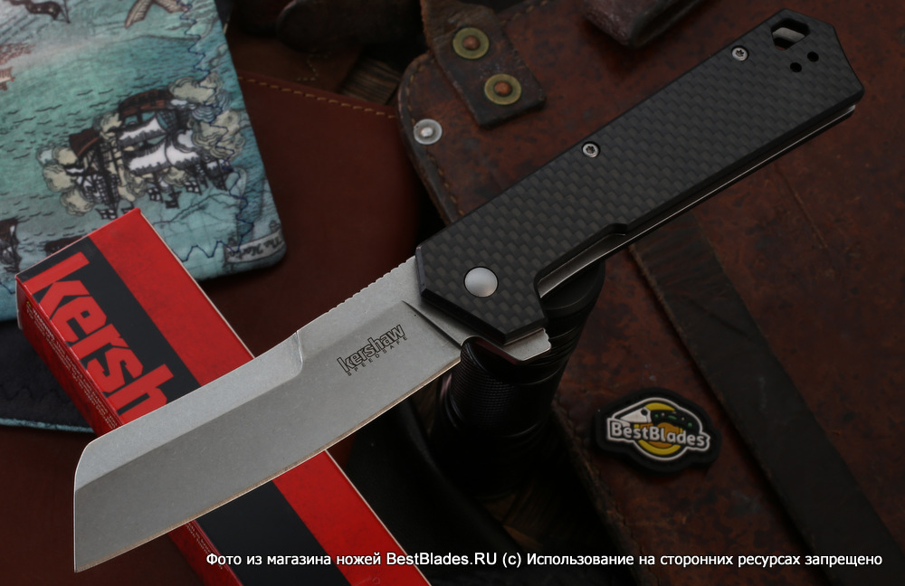 

Складной нож Kershaw Rib, Черный, Rib