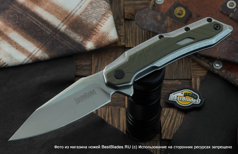 

Складной нож Kershaw Salvage 1369, Серебристый;черный, Salvage