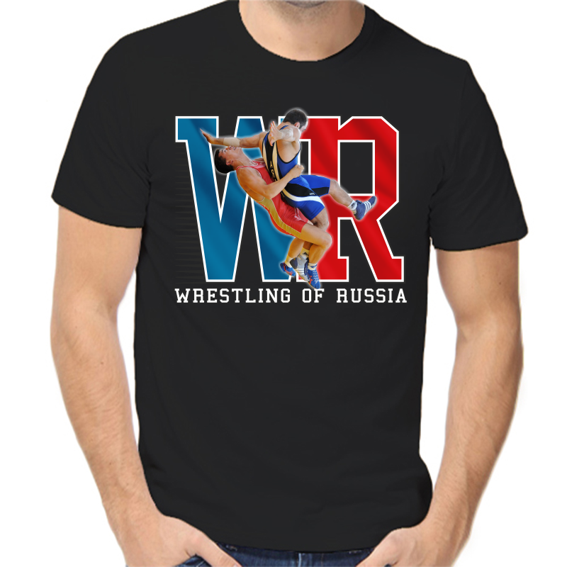 

Футболка мужская черная 44 р-р wrestling of russia, Черный, fm_wrestling_jf_russia