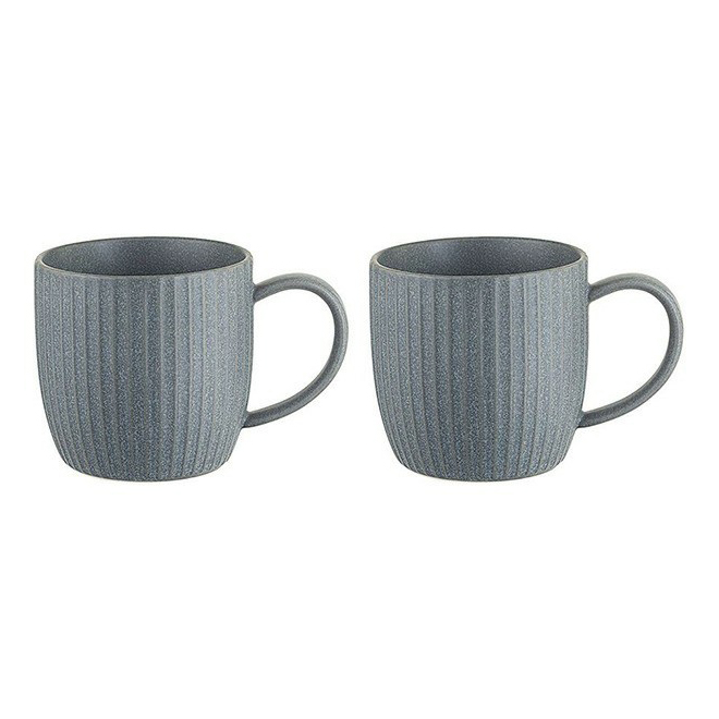 

Кружки Liberty Jones Soft Ripples 350 мл серые 2 шт