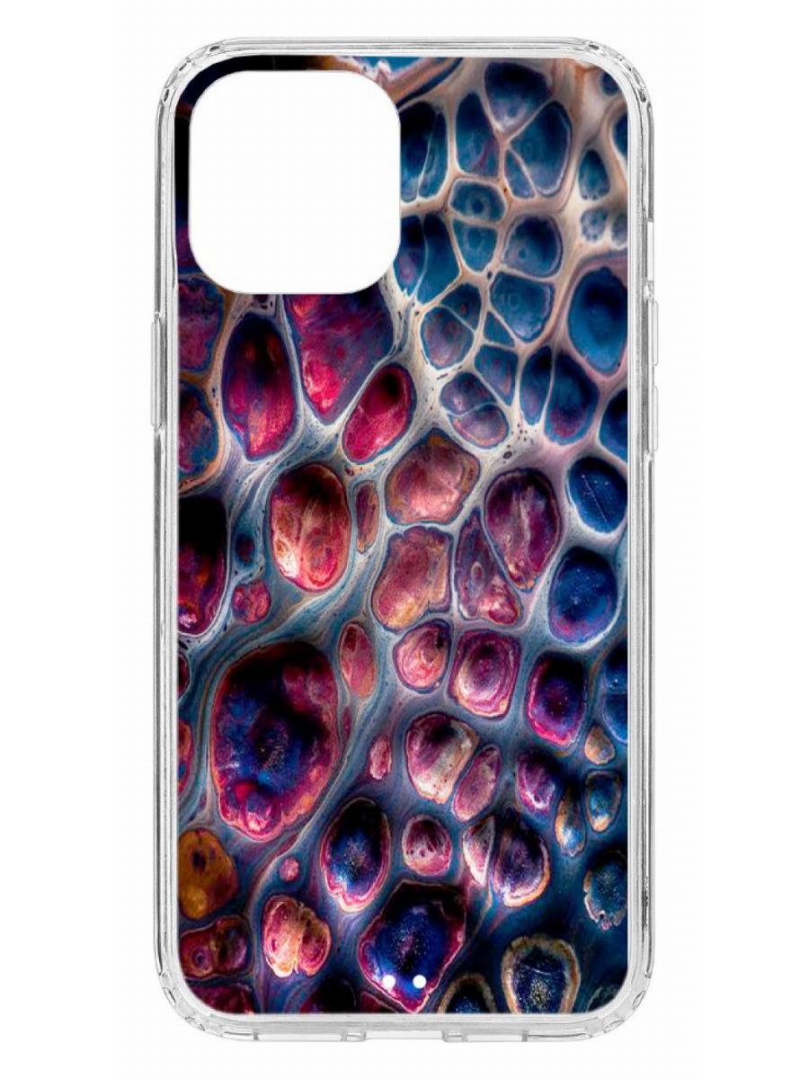 

Чехол для Apple iPhone 12 Pro Max КRUЧЕ Print Сплав, Прозрачный;разноцветный