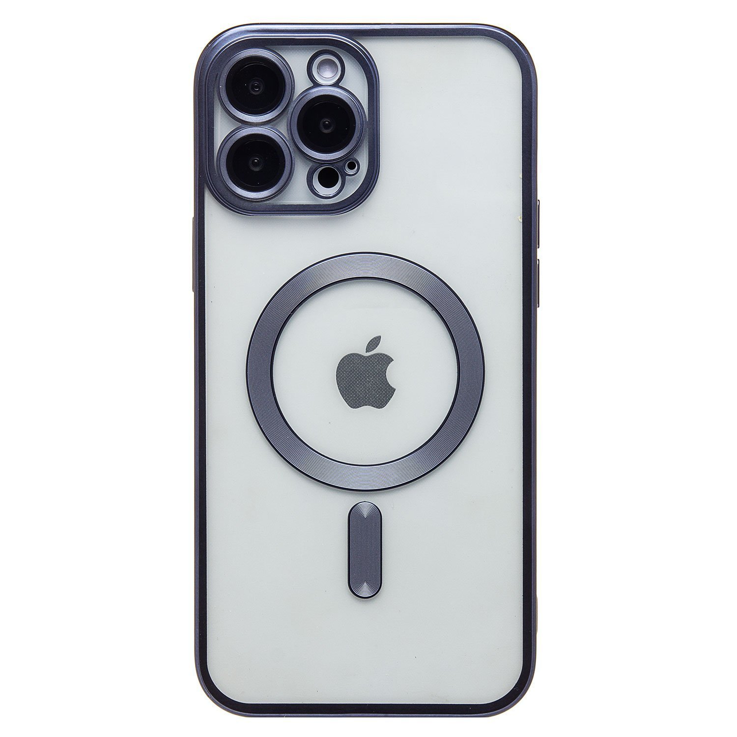 

Чехол iPhone 13 Pro Max силиконовый MagSafe 7 <синий титан>