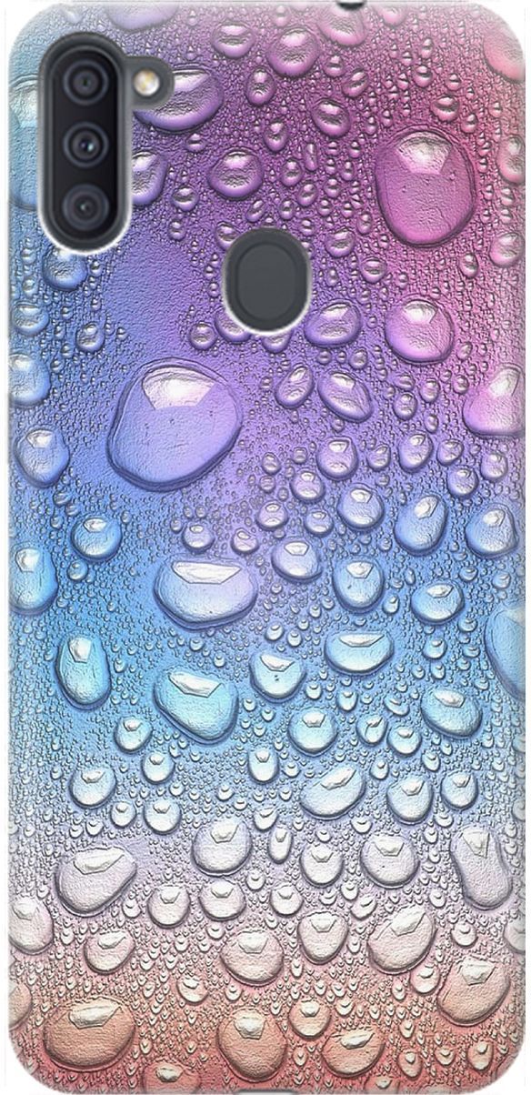 

Чехол на Samsung Galaxy A11/M11 с принтом "Множество капель", Синий;фиолетовый, 1529