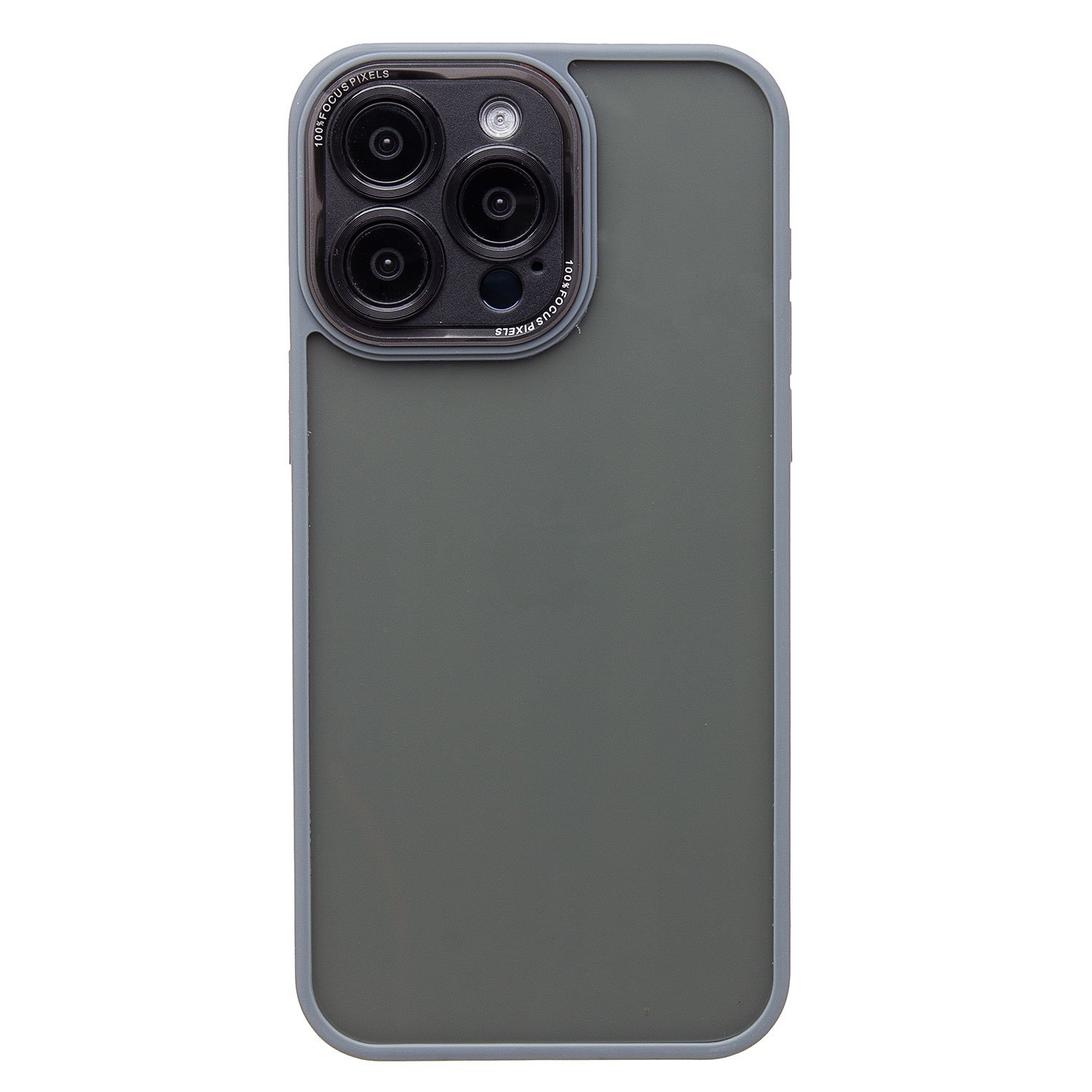 

Чехол iPhone 15 Pro Max пластиковый с закрытой камерой 2 <серый>
