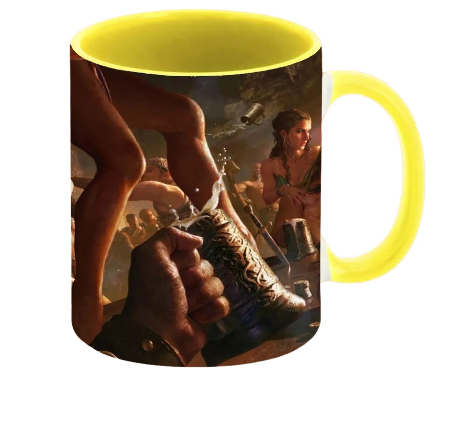 

Кружка CoolPodarok age of conan hyborian adventures Кабак Пиво Девушки