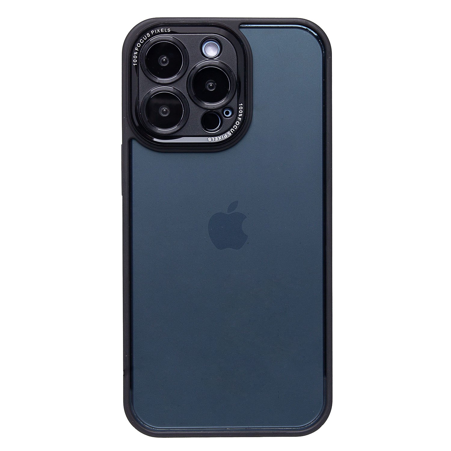 

Чехол iPhone 13 Pro пластиковый с закрытой камерой 2 <черный>