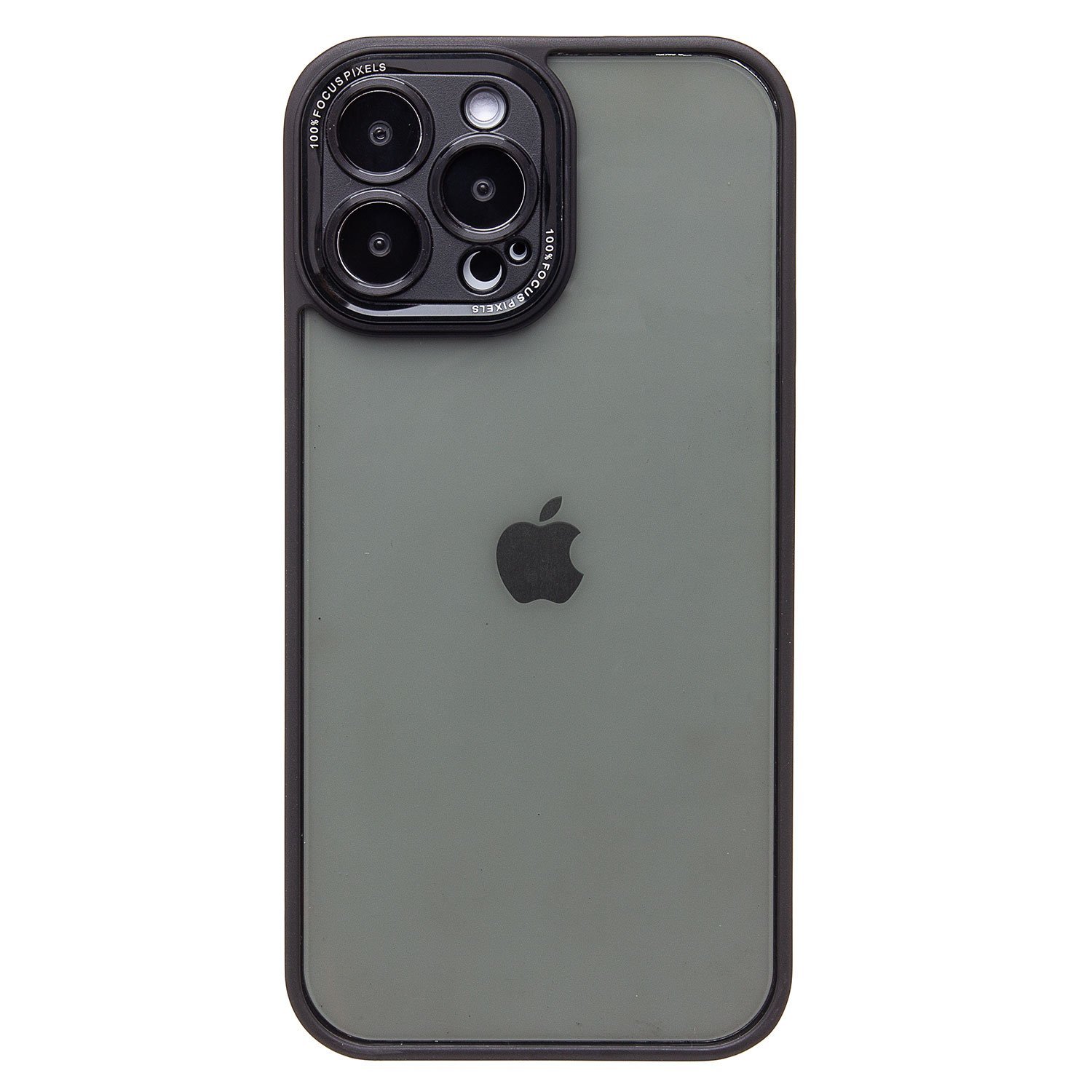 

Чехол iPhone 13 Pro Max пластиковый с закрытой камерой 2 <черный>