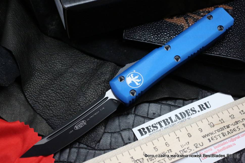 

Автоматический выкидной нож Microtech Ultratech 123-1BL