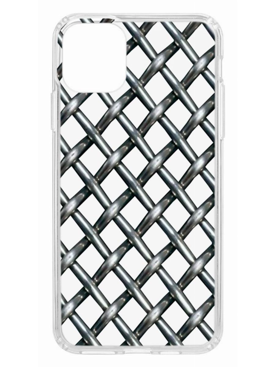 фото Чехол для apple iphone 11 pro max кruче print стальная сетка