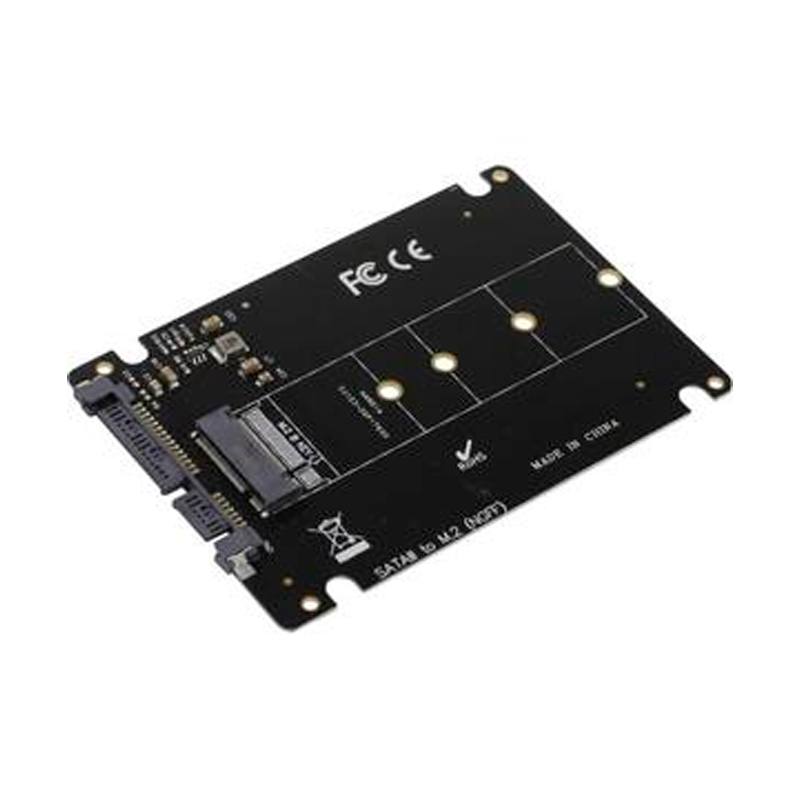 

Переходник ExeGate SATA - M.2 вилка-вилка м (EX283708RUS) черный
