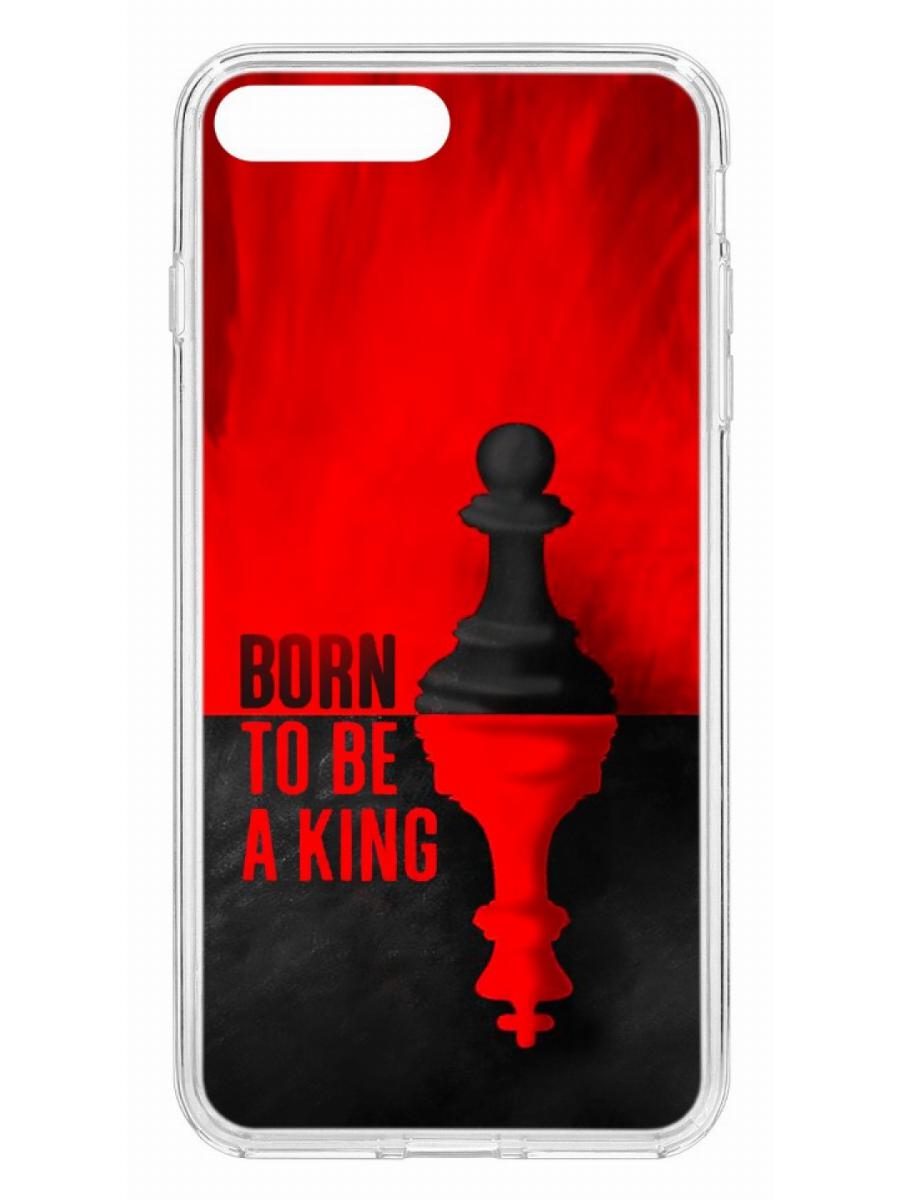 Чехол для Apple iPhone 7 Plus / 8 Plus КRUЧЕ Print Born to be a King