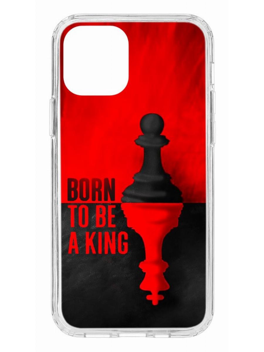 фото Чехол для apple iphone 12 / 12 pro кruче print born to be a king