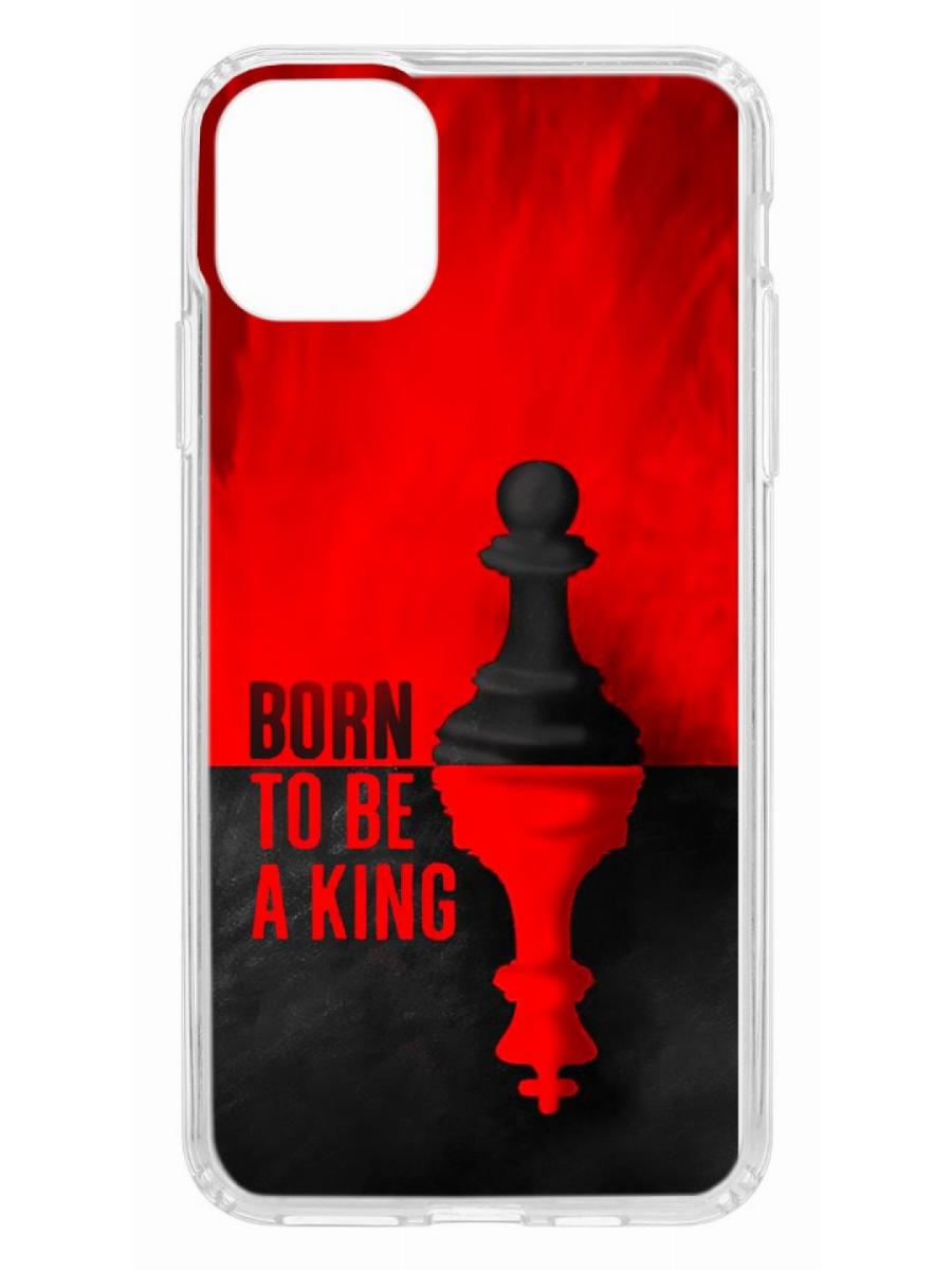 фото Чехол для apple iphone 11 pro max kruche print born to be a king кruче