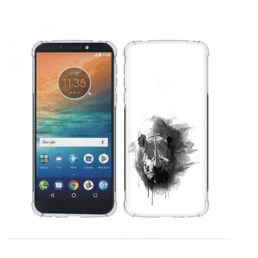 

Чехол MyPads Tocco для Motorola Moto G4 Play носорог (PT115793.374.523), Прозрачный, Tocco