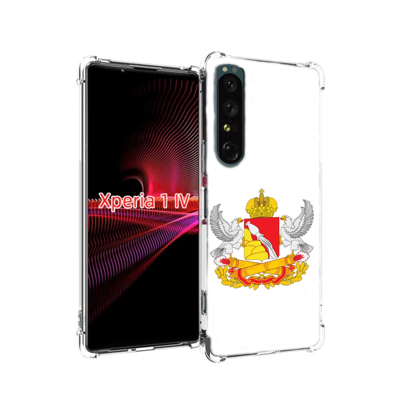 

Чехол накладка MyPads герб-воронежскои-области для Sony Xperia 1 IV, Прозрачный, Tocco