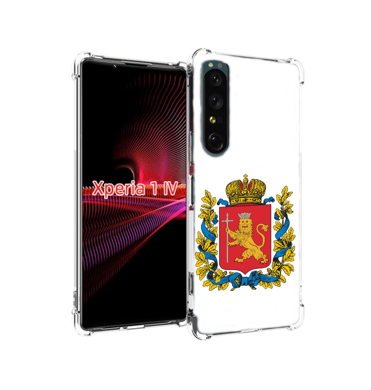

Чехол накладка MyPads герб-владимирская-область для Sony Xperia 1 IV, Прозрачный, Tocco