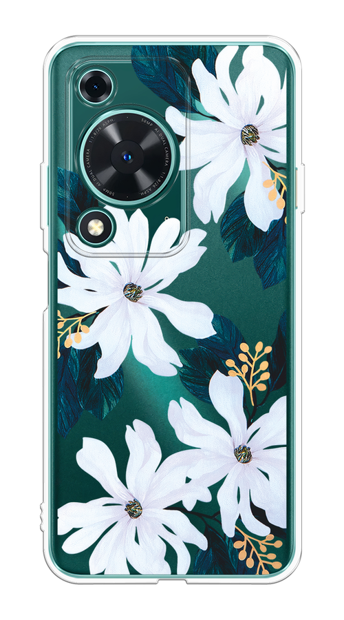 

Чехол на Huawei Nova Y72 "Delilah Flower", Зеленый;белый, 6123650-1