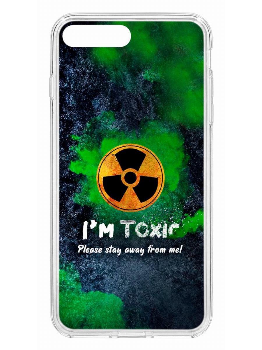 фото Чехол для apple iphone 7 plus / 8 plus кruче print toxic