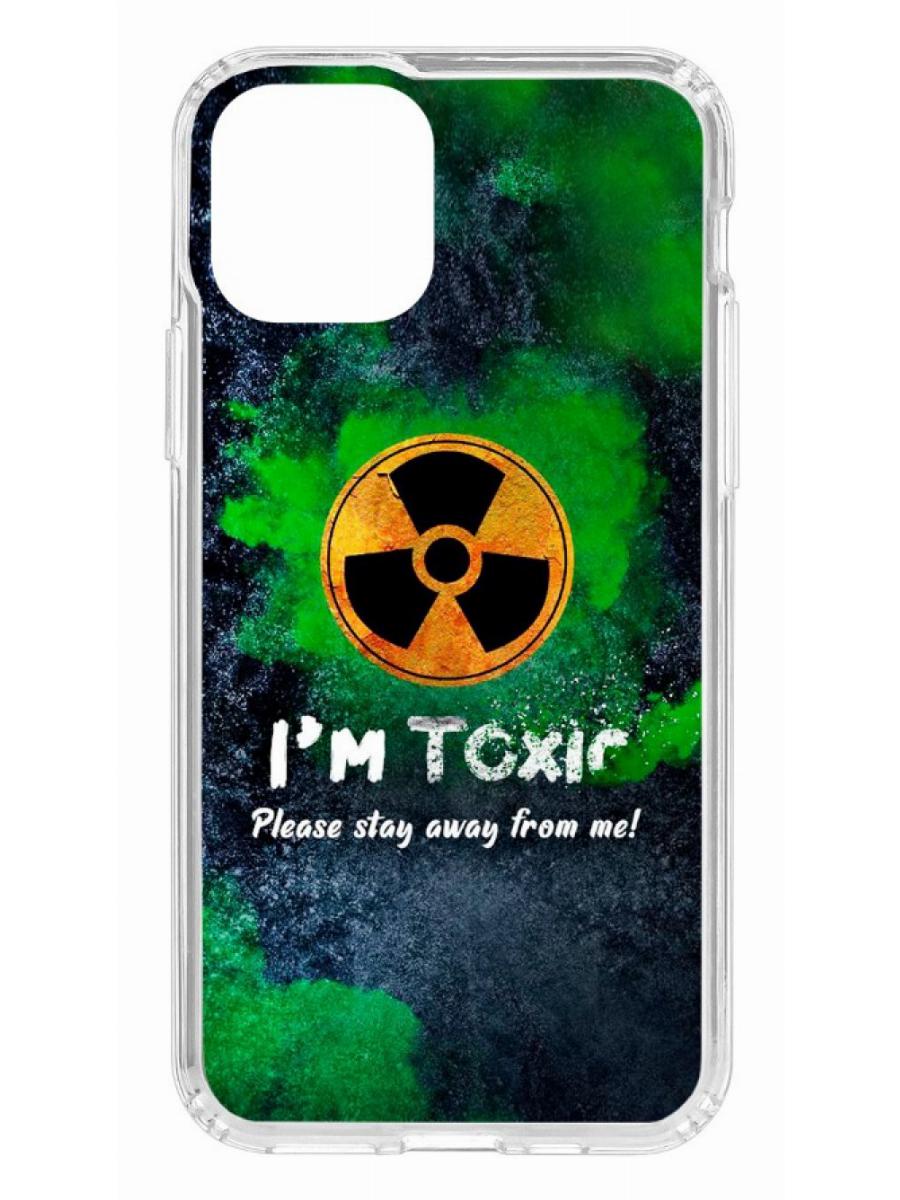 фото Чехол для apple iphone 11 pro kruche print toxic кruче