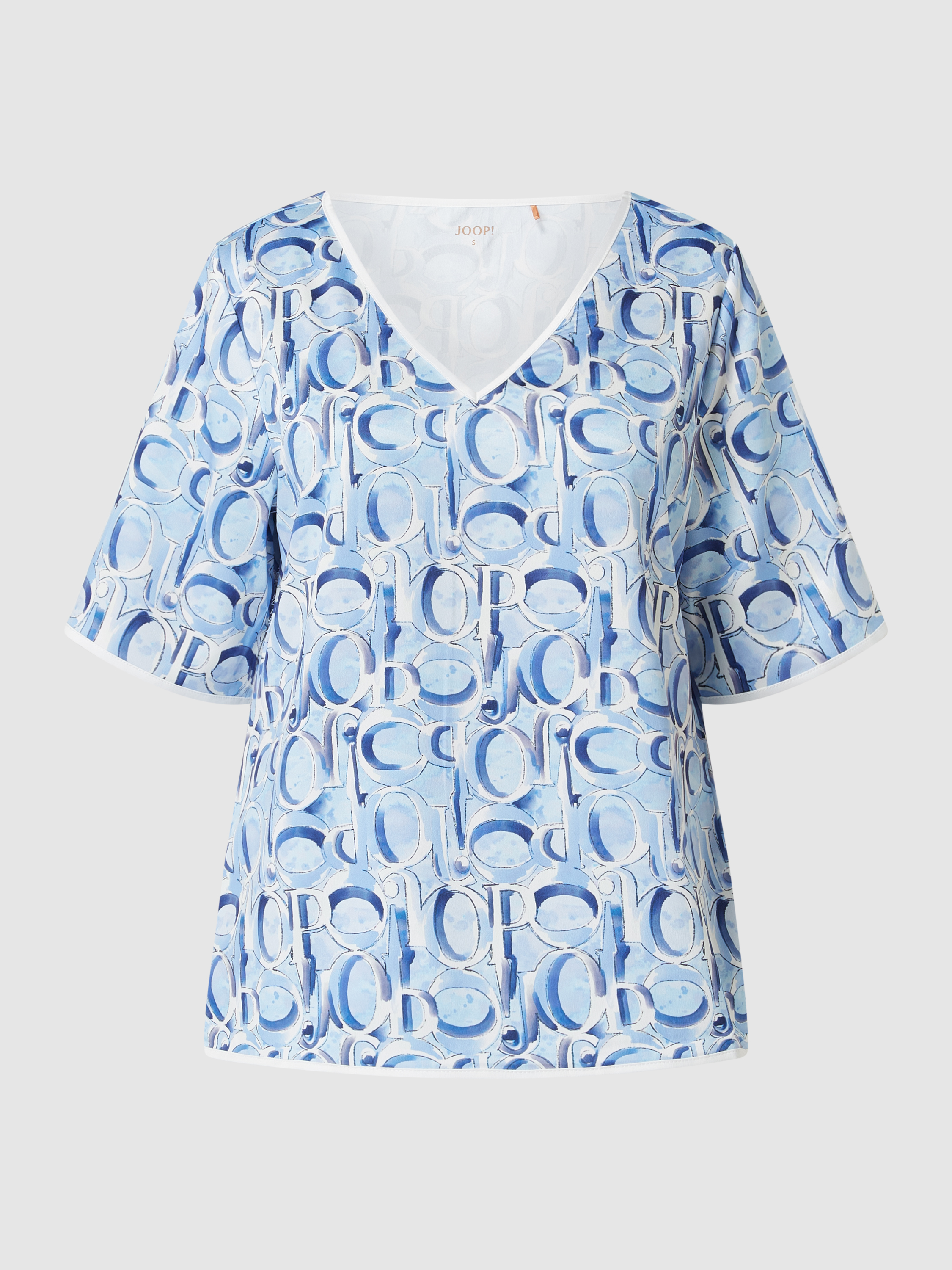 

Блуза женская JOOP! 1543957 синяя XL (доставка из-за рубежа), Синий, 1543957