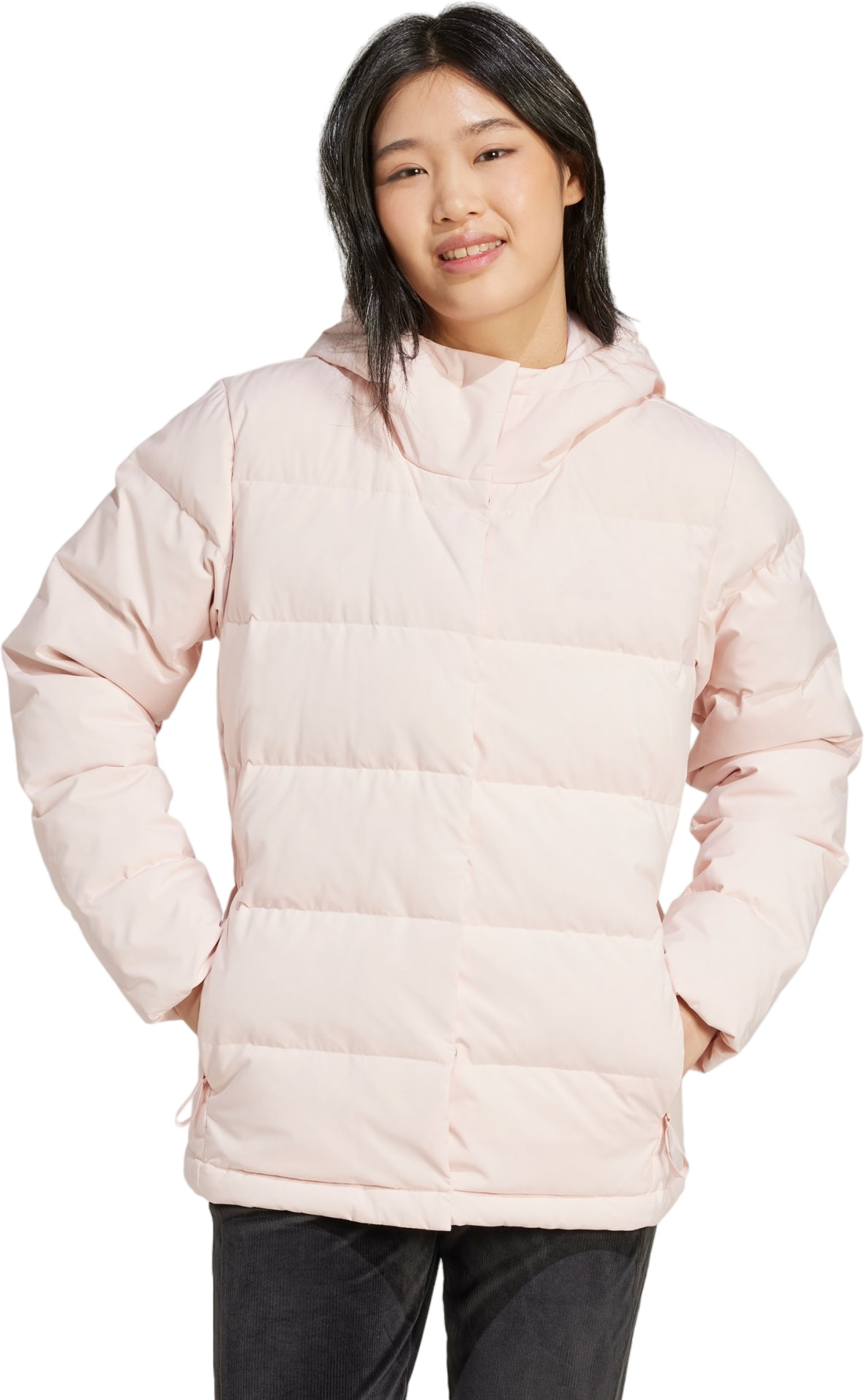 

Пуховик женский Adidas W HELIONIC HO J розовый XL, W HELIONIC HO J