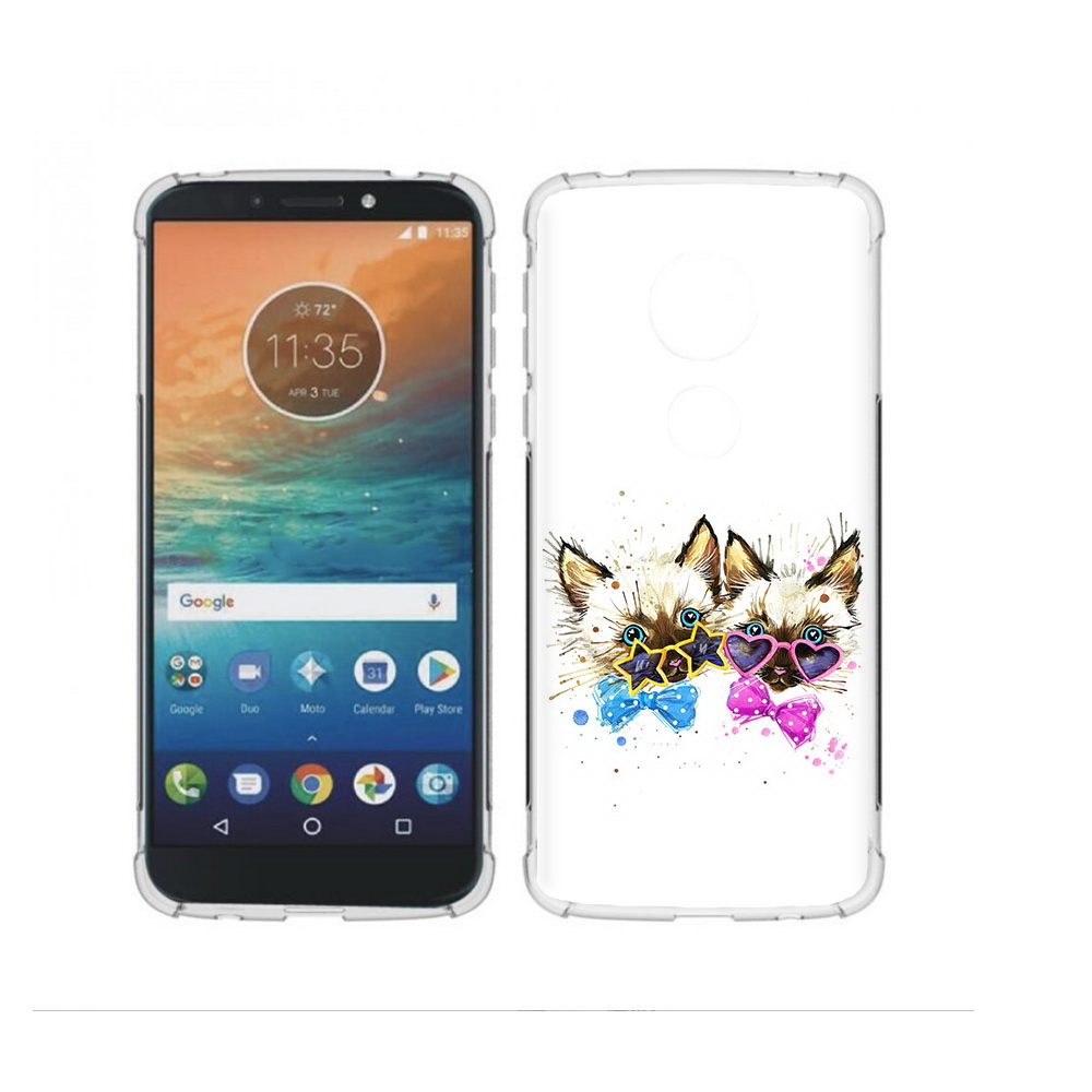Чехол MyPads Tocco для Motorola Moto G4 Play милые котята (PT115793.374.474)