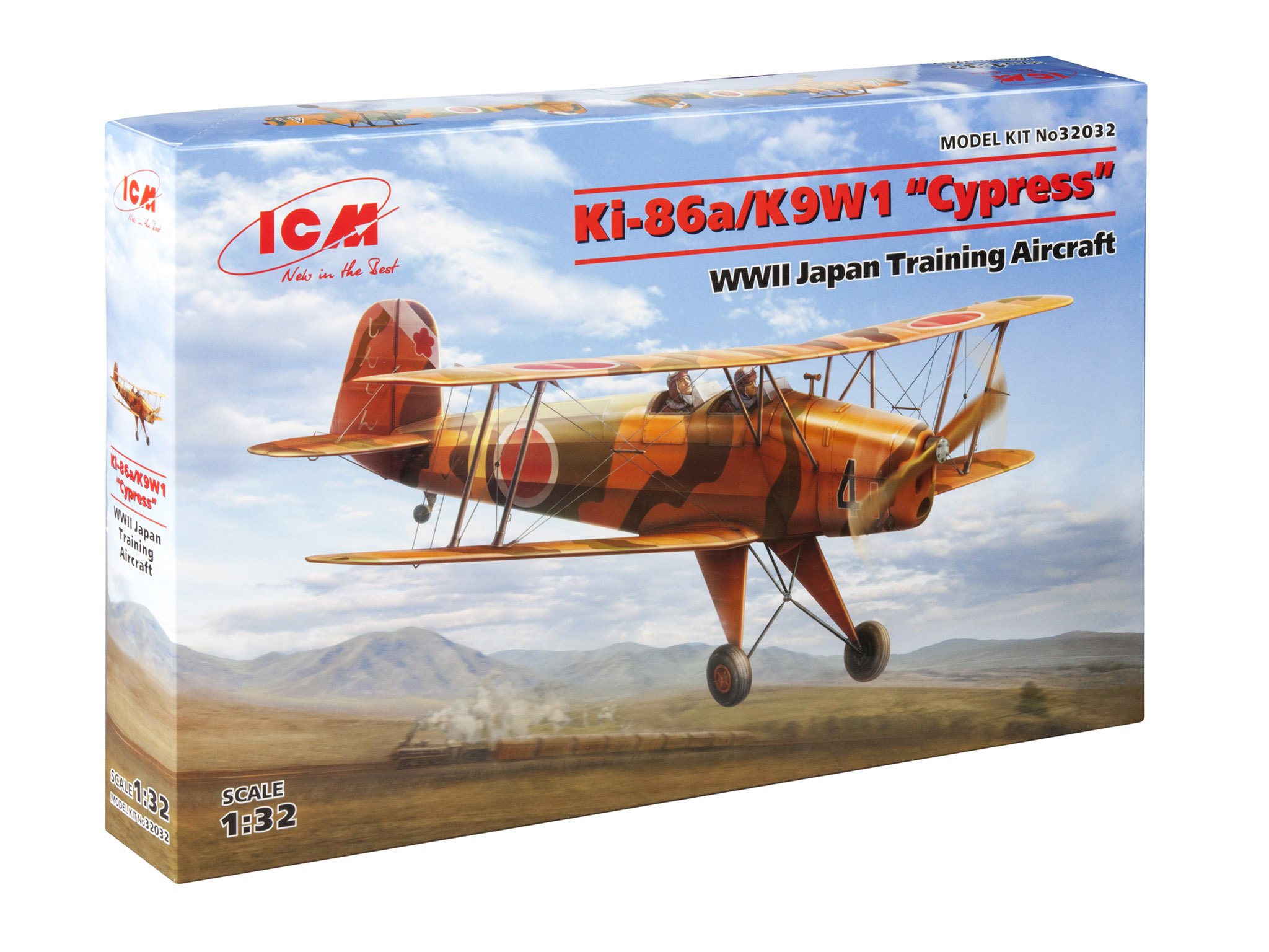 

Сборная модель ICM 1/32 Ki-86a/K9W1 “Cypress”, WWII Japan Training Aircraft 32032