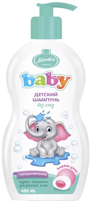 фото Шампунь мечта baby bubble gum детский 400 мл