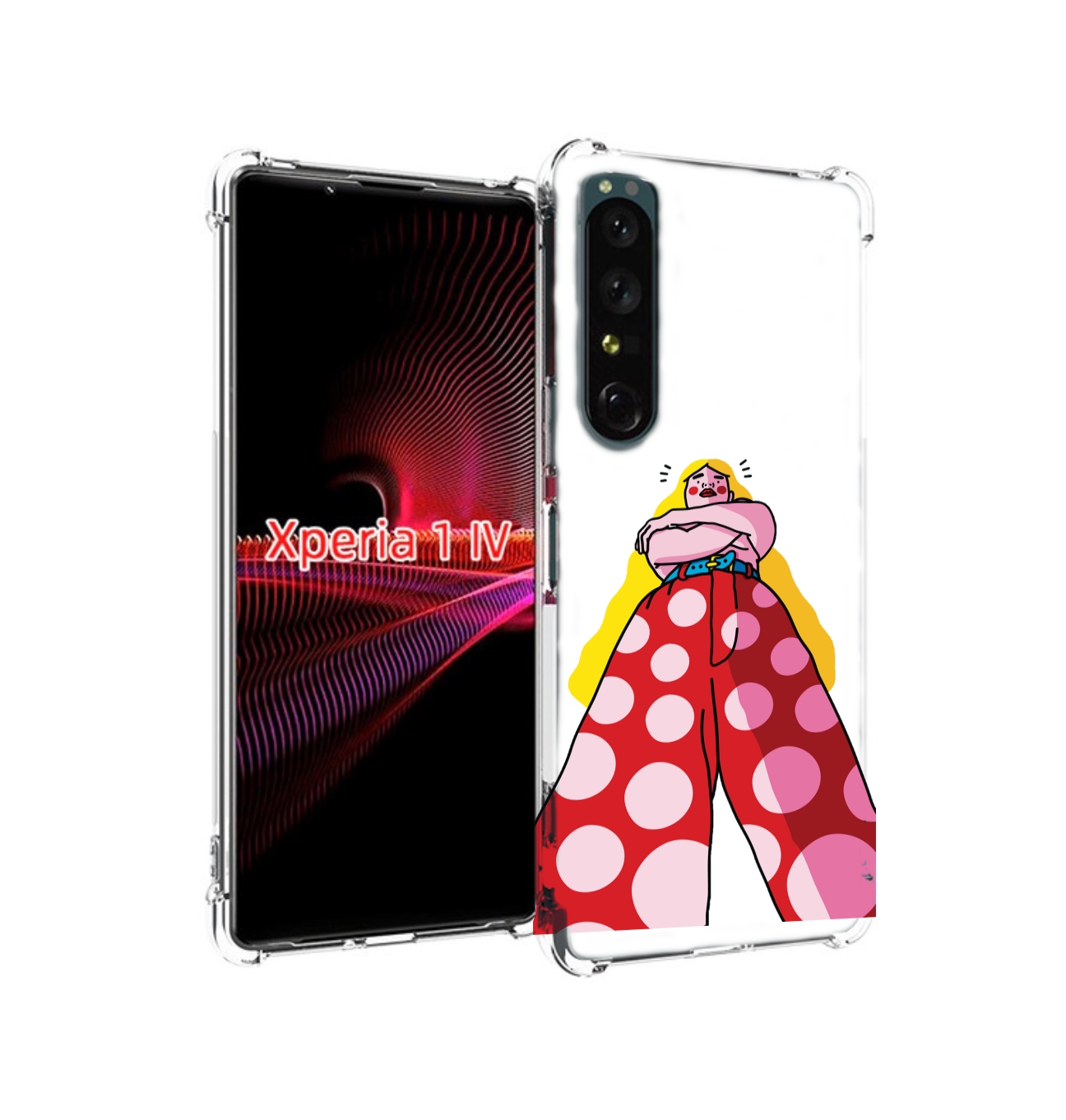 

Чехол накладка MyPads высокая-девушка для Sony Xperia 1 IV, Прозрачный, Tocco