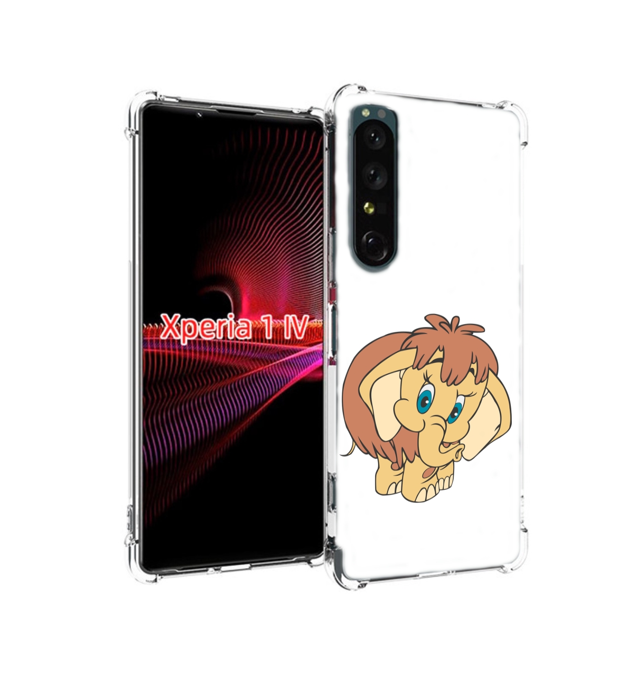 

Чехол накладка MyPads волосатый-слоник детский для Sony Xperia 1 IV, Прозрачный, Tocco