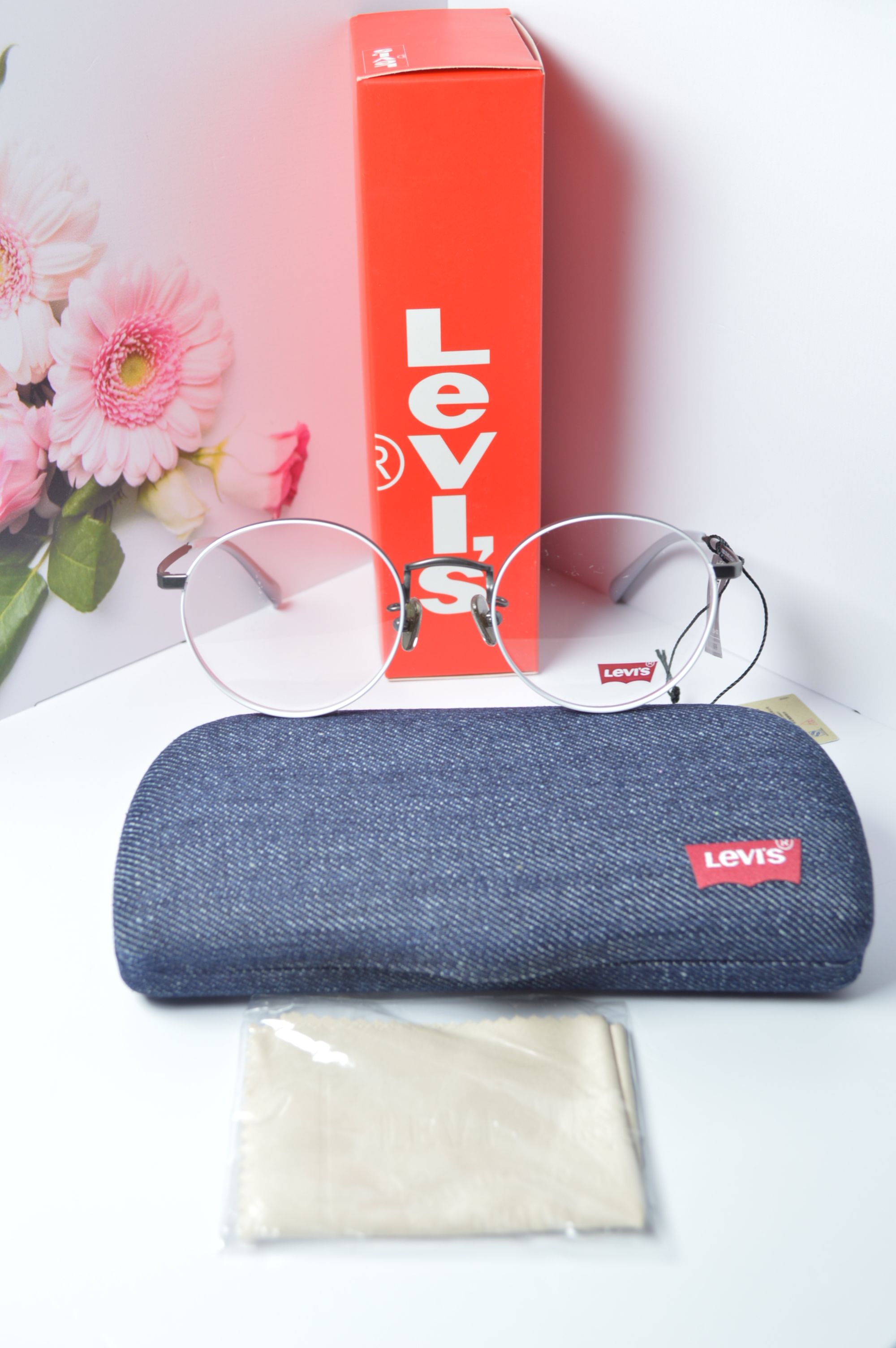 

Оправа для очков унисекс Levi's OL-OM-Levis-05292X-C05-WHT-G серая, OL-OM-Levis-05292X-C05-WHT-G