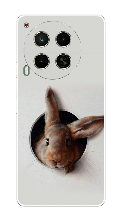 

Чехол на Tecno Camon 30 5G "Любопытный кролик", Серый;коричневый, 305550-1