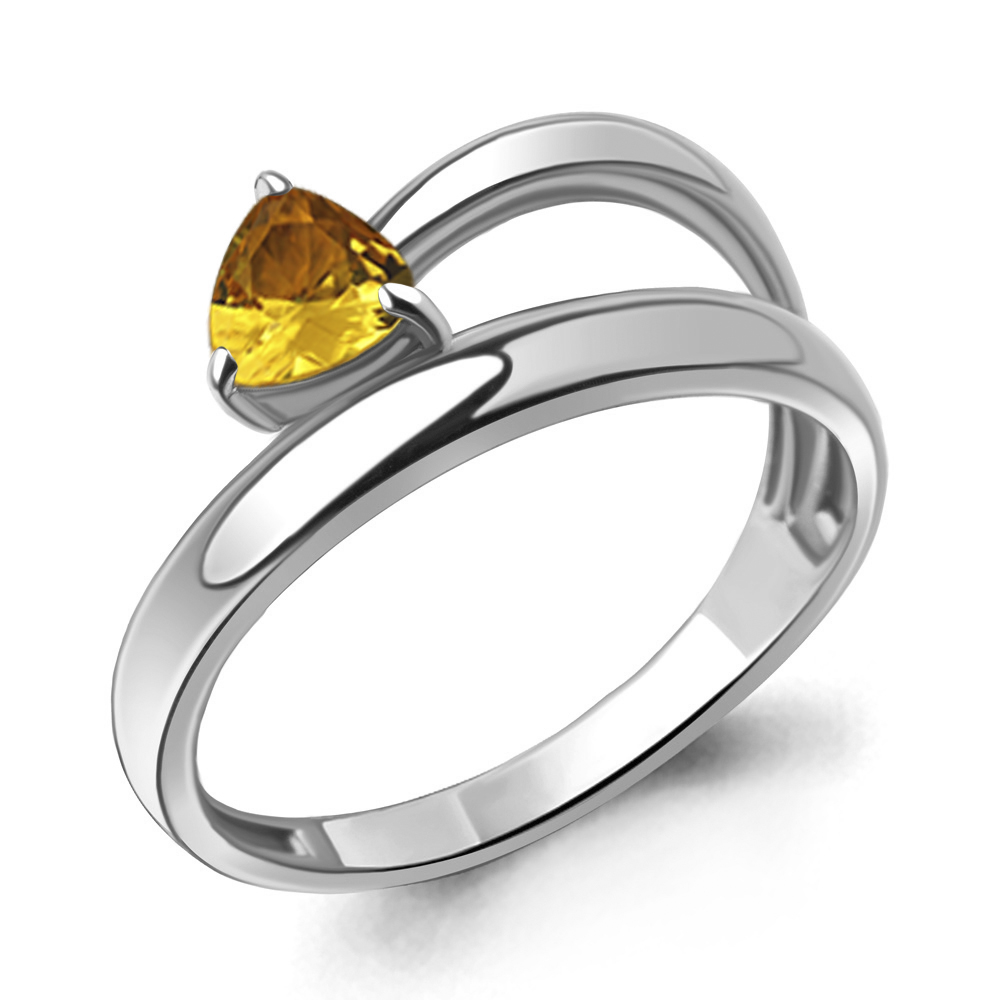 

Кольцо из серебра с цитрином Aquamarine Aquamarine 6955006_925_р р, 6955006_925_р