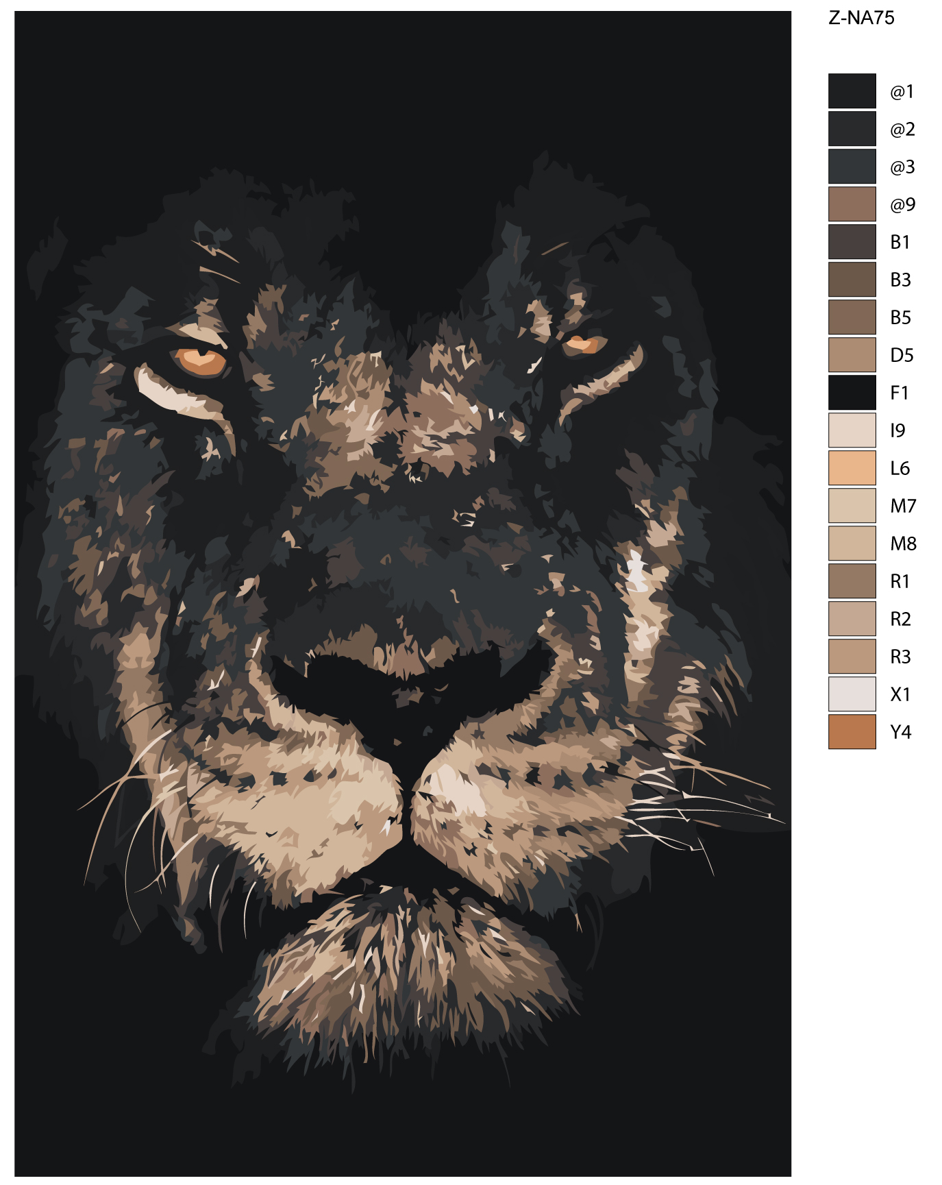 

Картина по номерам, Живопись по номерам, 60 x 90, Z-NA75, Z-NA75
