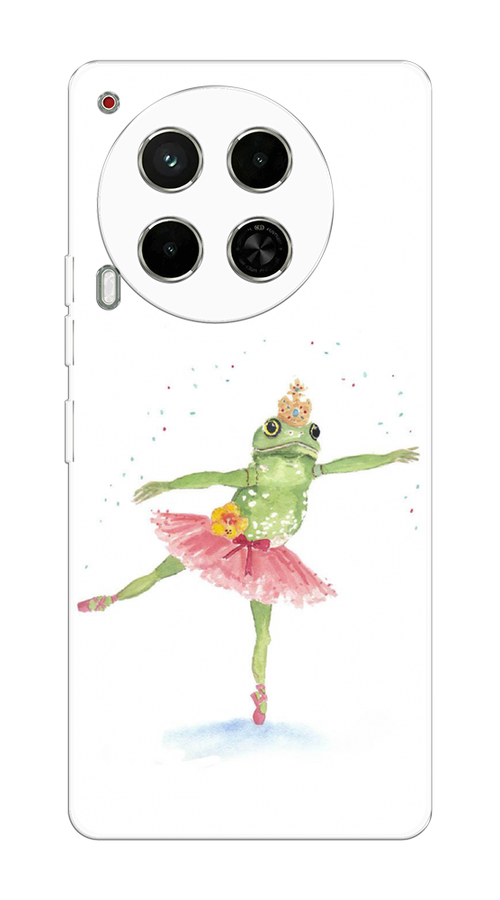

Чехол на Tecno Camon 30 5G "Лягушка-балерина", Зеленый, 305550-1