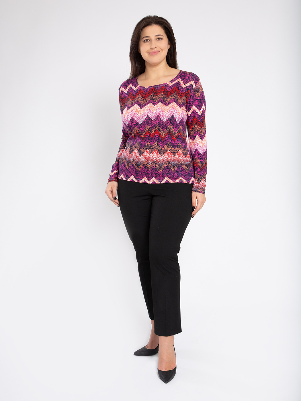 

Лонгслив женский Magic Lady cl1300_c1020 разноцветный 54 RU, cl1300_c1020