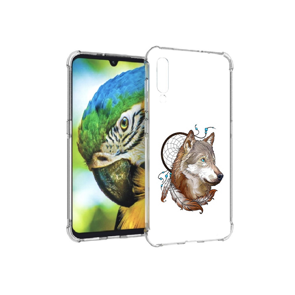 

Чехол MyPads Tocco для Xiaomi Mi 9 волк и ловец снов (PT126035.255.269), Прозрачный, Tocco