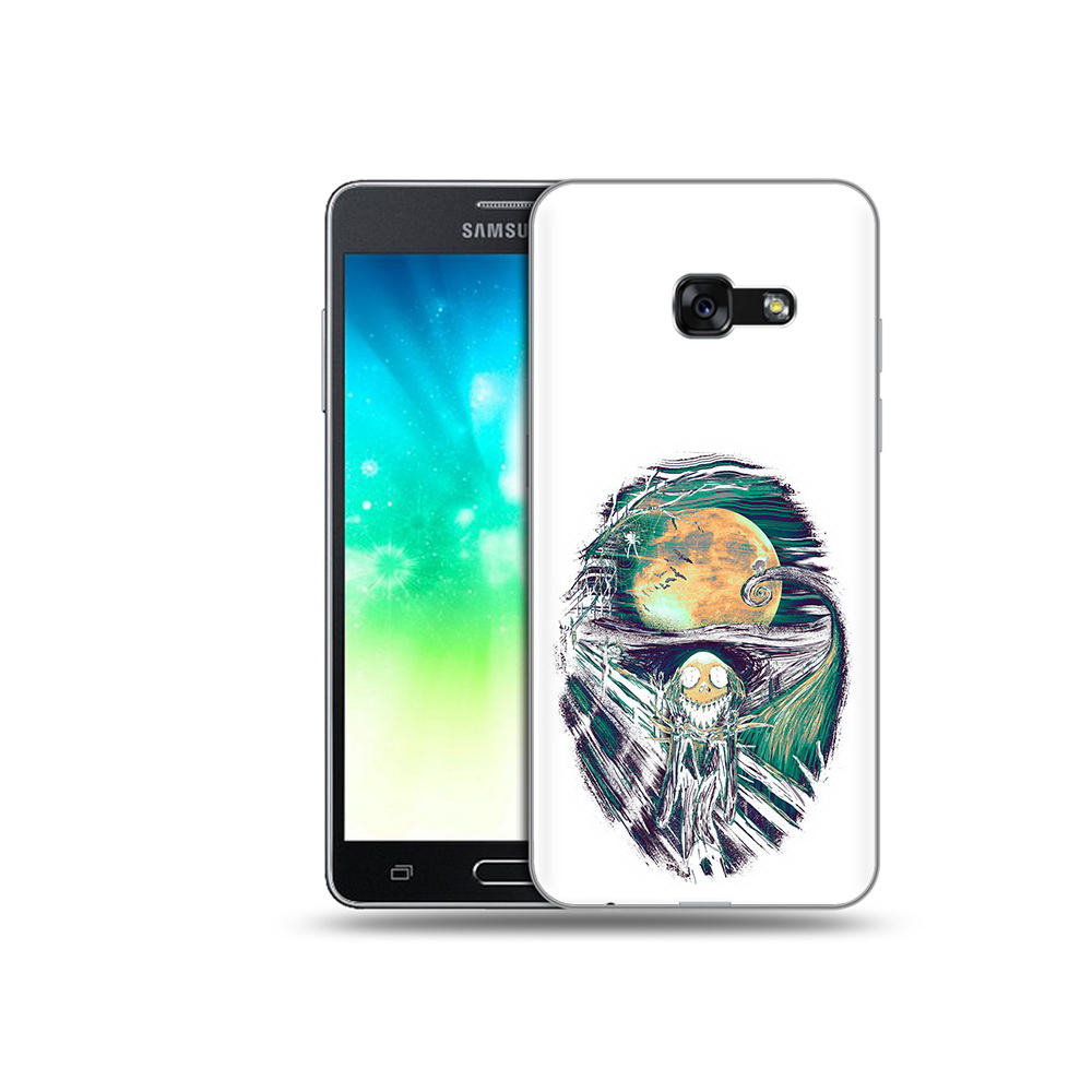 

Чехол MyPads Tocco для Samsung Galaxy A3 (2017) зубастое существо абстракция, Прозрачный, Tocco