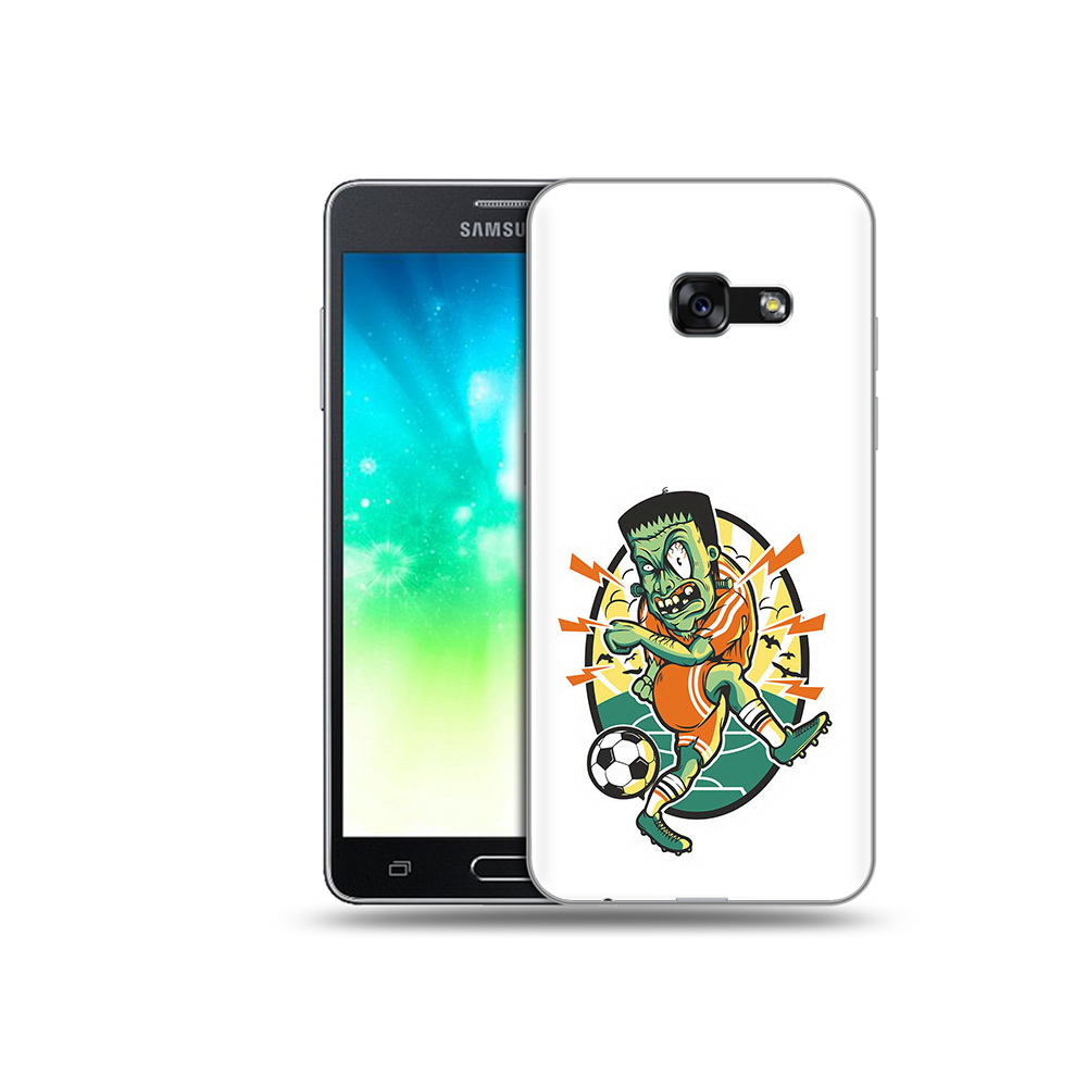 

Чехол MyPads Tocco для Samsung Galaxy A3 (2017) зомби футболист (PT51197.565.368), Прозрачный, Tocco